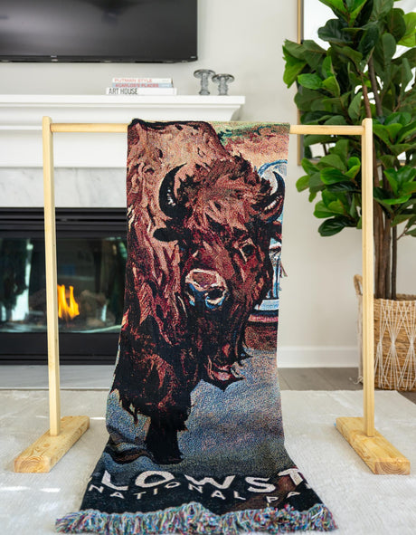 Multicolor 4' 6 x 6' Throw Blanket Rectangle Area Rug 100% Cotton Washable Cozy Soft Warm Room Decor Accent Made In USA