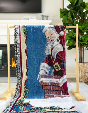 Red 4' 6 x 6' Throw Blanket Rectangle Rug
