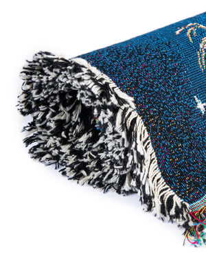 Multicolor 4' 6 x 6' Throw Blanket Rectangle Rug