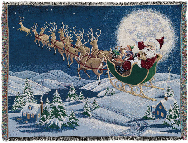 Multicolor 4' 6 x 6' Throw Blanket Rectangle Rug