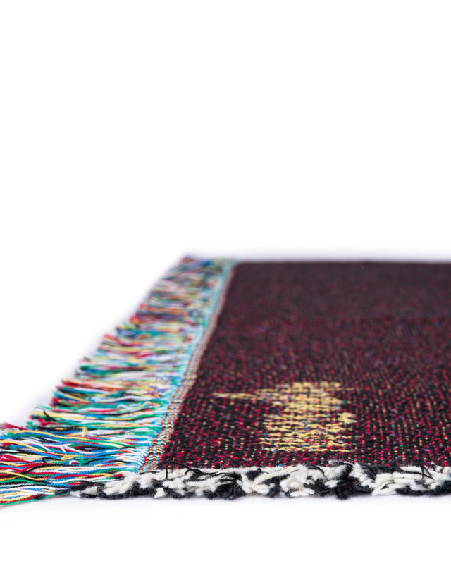 Multicolor 4' 6 x 6' Throw Blanket Rectangle Rug