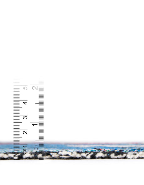 Multicolor 4' 6 x 6' Throw Blanket Rectangle Area Rug 100% Cotton Washable Cozy Soft Warm Room Decor Accent Made In USA