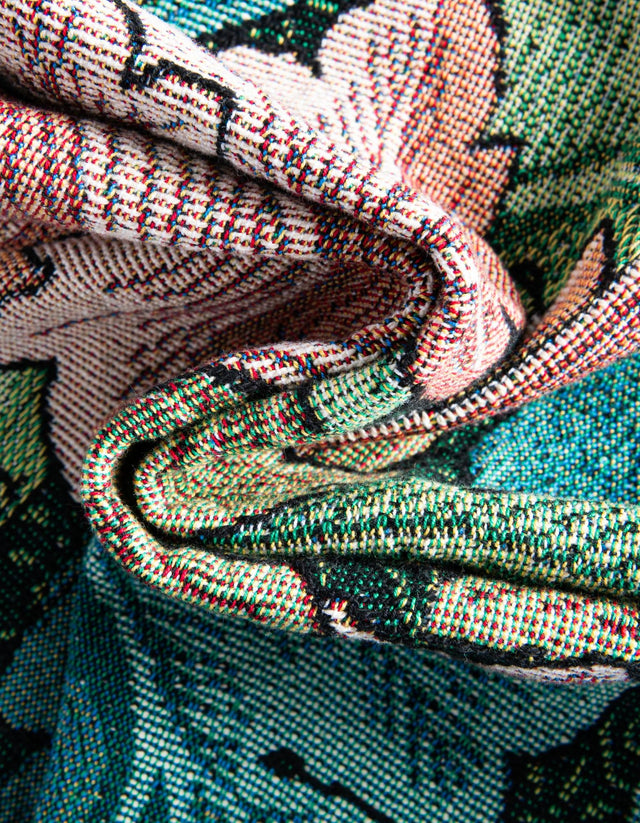 Multicolor 4' 6 x 6' Throw Blanket Rectangle Rug