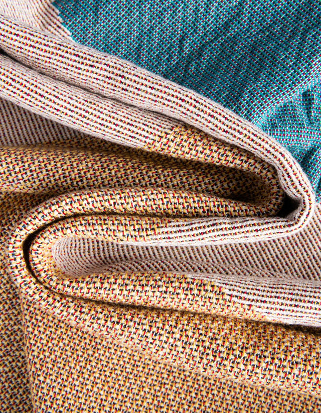 Multicolor 4' 6 x 6' Throw Blanket Rectangle Rug
