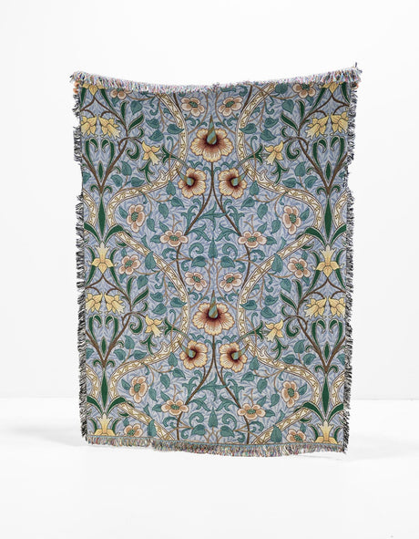 Multicolor 4' 6 x 6' Throw Blanket Rectangle Area Rug 100% Cotton Washable Cozy Soft Warm Room Decor Accent Made In USA