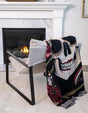 Multicolor 4' 6 x 6' Throw Blanket Rectangle Rug