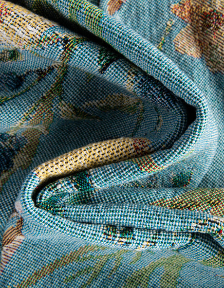 Multicolor 4' 6 x 6' Throw Blanket Rectangle Area Rug 100% Cotton Washable Cozy Soft Warm Room Decor Accent Made In USA