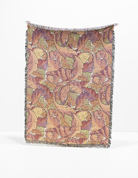 Pink 4' 6 x 6' Throw Blanket Rectangle Area Rug 100% Cotton Washable Cozy Soft Warm Room Decor Accent Made In USA