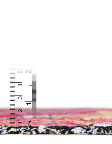 Pink 4' 6 x 6' Throw Blanket Rectangle Area Rug 100% Cotton Washable Cozy Soft Warm Room Decor Accent Made In USA