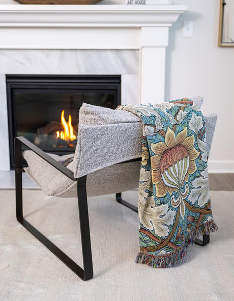 Multicolor 4' 6 x 6' Throw Blanket Rectangle Rug