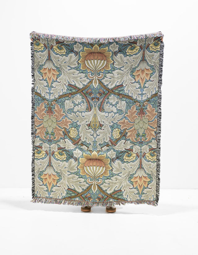 Multicolor 4' 6 x 6' Throw Blanket Rectangle Rug