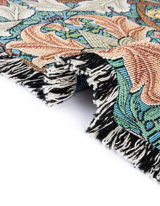 Multicolor 4' 6 x 6' Throw Blanket Rectangle Rug