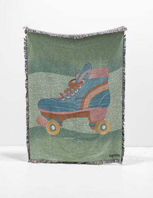 Multicolor 4' 6 x 6' Throw Blanket Rectangle Rug