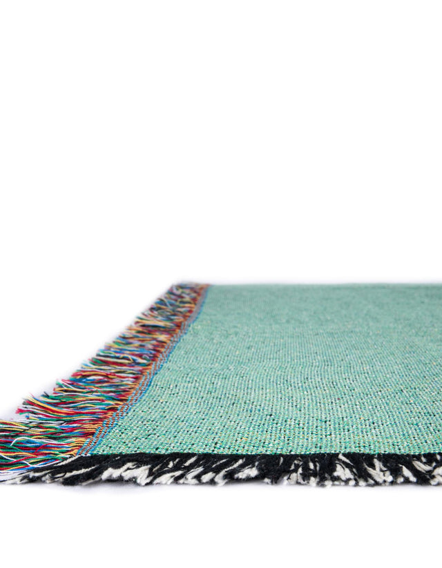 Multicolor 4' 6 x 6' Throw Blanket Rectangle Rug