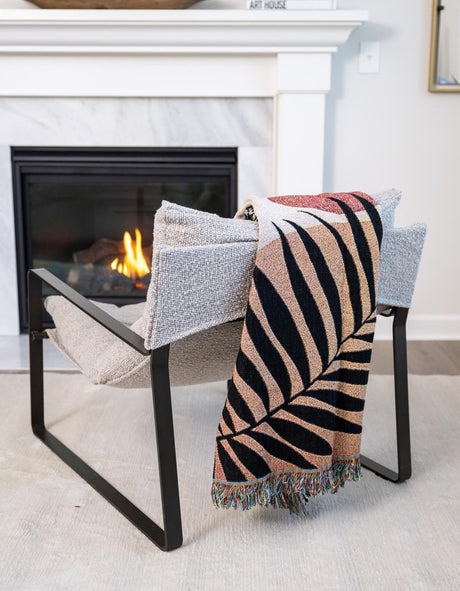 Multicolor 4' 6 x 6' Throw Blanket Rectangle Rug