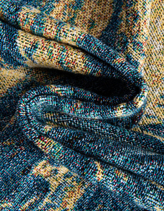 Multicolor 4' 6 x 6' Throw Blanket Rectangle Rug