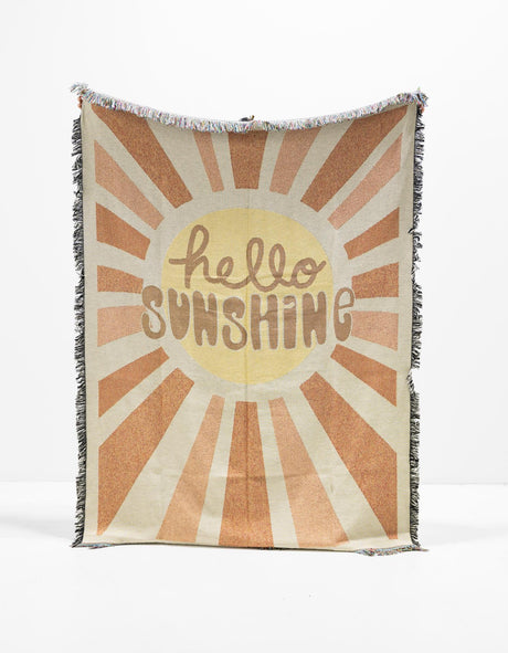 Multicolor 4' 6 x 6' Throw Blanket Rectangle Area Rug 100% Cotton Washable Cozy Soft Warm Room Decor Accent Made In USA