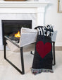 Black and White 4' 6 x 6' Throw Blanket Rectangle Rug