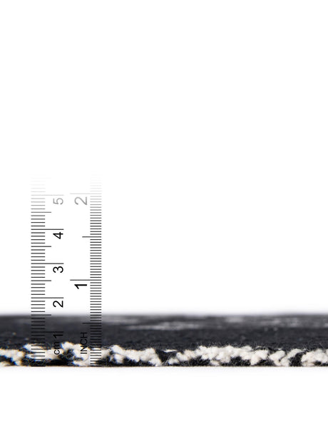 Black and White 4' 6 x 6' Throw Blanket Rectangle Area Rug 100% Cotton Washable Cozy Soft Warm Room Decor Accent Made In USA