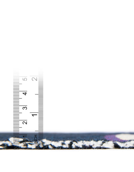 Multicolor 4' 6 x 6' Throw Blanket Rectangle Area Rug 100% Cotton Washable Cozy Soft Warm Room Decor Accent Made In USA