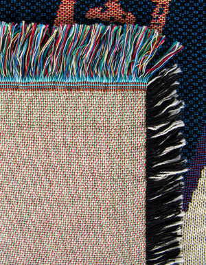 Multicolor 4' 6 x 6' Throw Blanket Rectangle Rug
