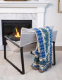 Multicolor 4' 6 x 6' Throw Blanket Rectangle Rug