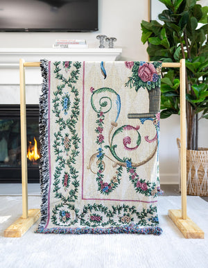 Multicolor 4' 6 x 6' Throw Blanket Rectangle Rug