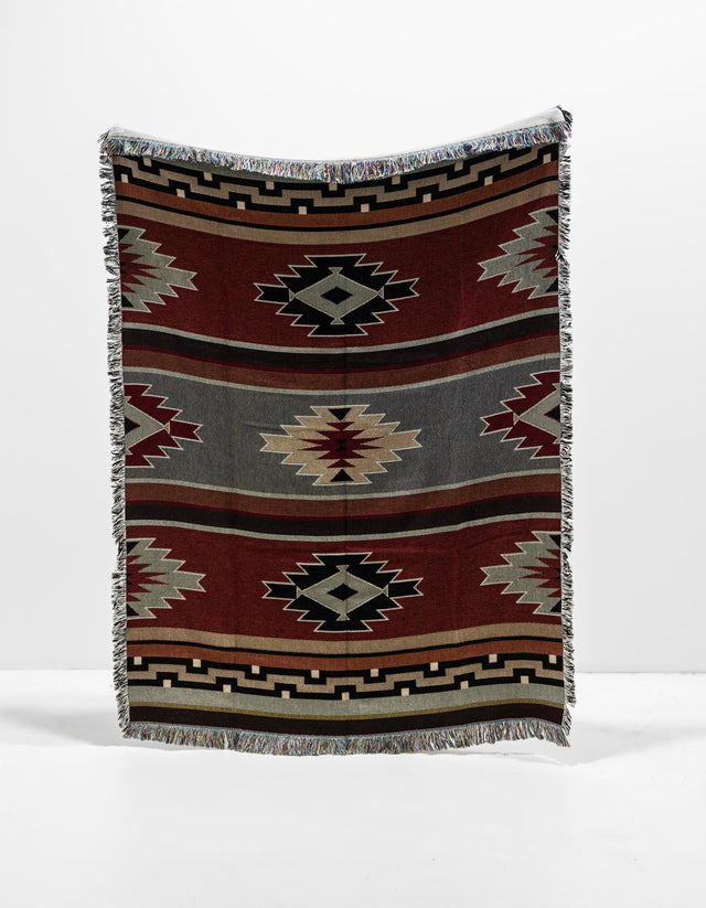 Multicolor 4' 6 x 6' Throw Blanket Rectangle Rug