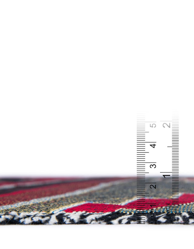 Multicolor 4' 6 x 6' Throw Blanket Rectangle Rug