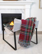 Red 4' 6 x 6' Throw Blanket Rectangle Rug
