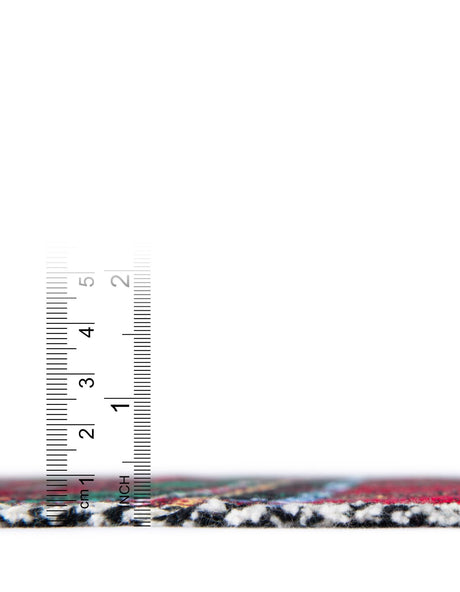 Red 4' 6 x 6' Throw Blanket Rectangle Area Rug 100% Cotton Washable Cozy Soft Warm Room Decor Accent Made In USA