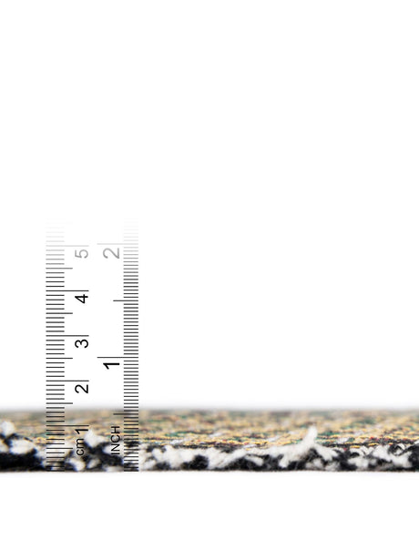 Black and Brown 4' 6 x 6' Throw Blanket Rectangle Area Rug 100% Cotton Washable Cozy Soft Warm Room Decor Accent Made In USA