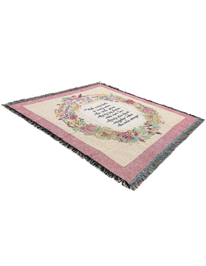 Multicolor 4' 6 x 5' Throw Blanket Square Rug