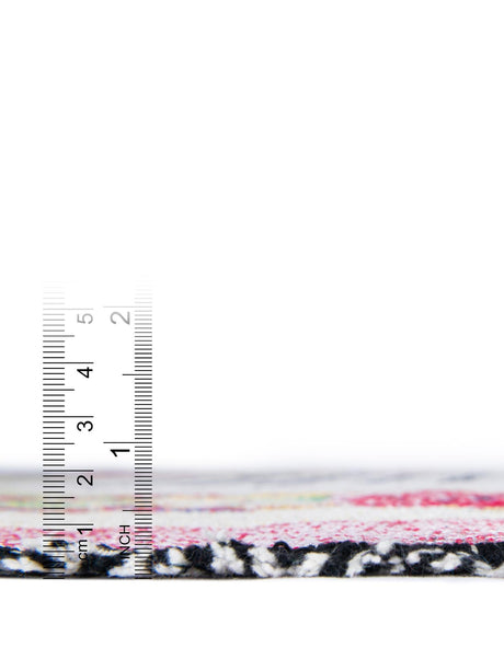 Multicolor 4' 6 x 4' 9 Throw Blanket Square Area Rug 100% Cotton Washable Cozy Soft Warm Room Decor Accent Made In USA