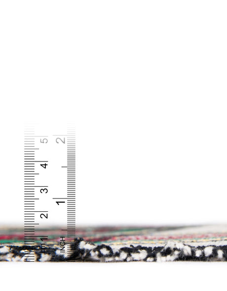 Multicolor 4' 6 x 6' Throw Blanket Rectangle Area Rug 100% Cotton Washable Cozy Soft Warm Room Decor Accent Made In USA