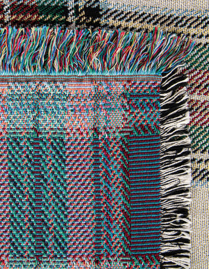 Multicolor 4' 6 x 6' Throw Blanket Rectangle Rug