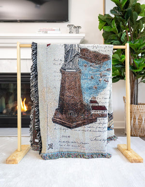 Multicolor 4' 6 x 6' Throw Blanket Rectangle Rug
