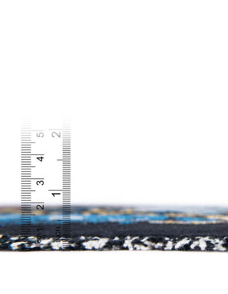 Multicolor 4' 6 x 6' Throw Blanket Rectangle Area Rug 100% Cotton Washable Cozy Soft Warm Room Decor Accent Made In USA