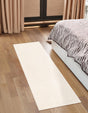 Pearl Ivory 2' x 5' 1 WoolCraft Geometric Runner Area Rug Hand Tufted Premium 100% Wool With Cotton Backing Luxury Carpet for Sale at Rug Engine