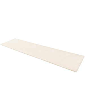 Pearl Ivory 2' x 8' WoolCraft Geometric Runner Area Rug Hand Tufted Premium 100% Wool With Cotton Backing Luxury Carpet for Sale at Rug Engine