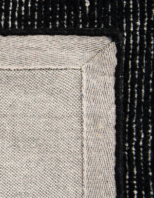 Jet Black 7' 10 x 10' WoolCraft Geometric Rectangle Area Rug Hand Tufted Premium 100% Wool With Cotton Backing Luxury Carpet for Sale at Rug Engine