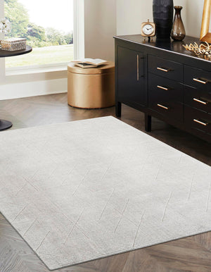 Steel gray 10' x 14' 1 WoolCraft Geometric Rectangle Area Rug Hand Tufted Premium 100% Wool With Cotton Backing Luxury Carpet for Sale at Rug Engine