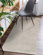 Steel gray 2' x 8' WoolCraft Geometric Runner Area Rug Hand Tufted Premium 100% Wool With Cotton Backing Luxury Carpet for Sale at Rug Engine
