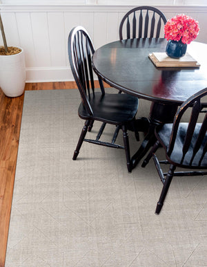 Steel gray 10' x 10' WoolCraft Geometric Square Area Rug Hand Tufted Premium 100% Wool With Cotton Backing Luxury Carpet for Sale at Rug Engine