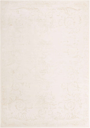 Ivory 10' x 14' 1 Finsbury Rectangle Area Rug 60% Polypropylene & 40% Polyester Contemporary Carpet for Living Rooms, Dining, Offices for Sale at Rug Engine