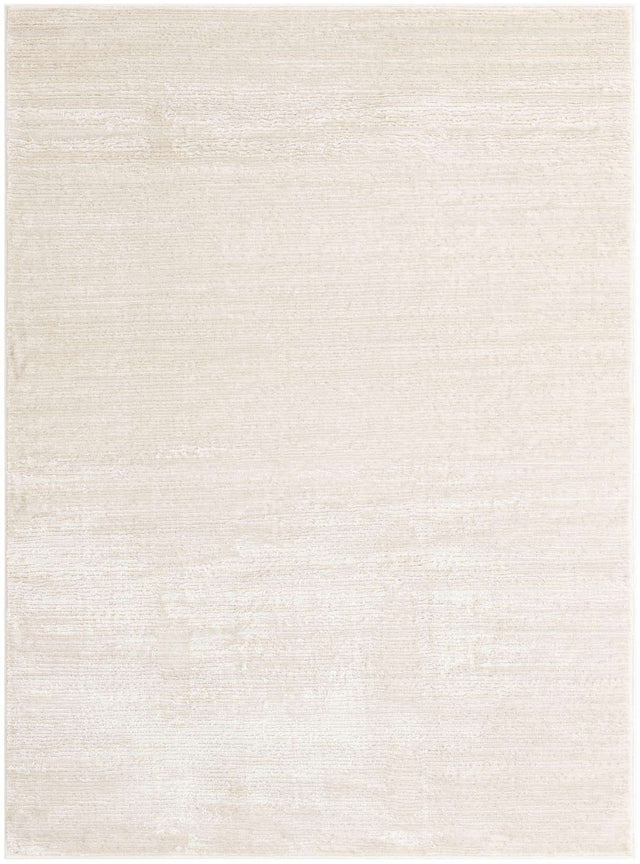 Ivory 5' 1 x 7' 1 Finsbury Rectangle Area Rug 60% Polypropylene & 40% Polyester Contemporary Carpet for Living Rooms, Dining, Offices for Sale at Rug Engine