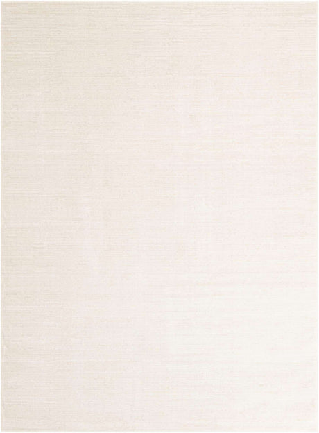 Ivory 7' 10 x 11' Finsbury Rectangle Area Rug 60% Polypropylene & 40% Polyester Contemporary Carpet for Living Rooms, Dining, Offices for Sale at Rug Engine