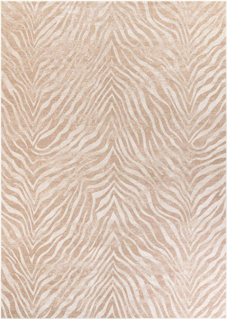 Ivory Beige 10' x 14' 1 Finsbury Rectangle Area Rug 60% Polypropylene & 40% Polyester Contemporary Carpet for Living Rooms, Dining, Offices for Sale at Rug Engine