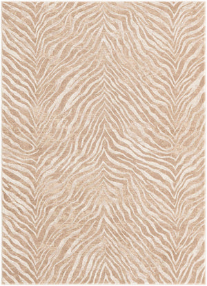 Ivory Beige 5' 1 x 7' 1 Finsbury Rectangle Area Rug 60% Polypropylene & 40% Polyester Contemporary Carpet for Living Rooms, Dining, Offices for Sale at Rug Engine