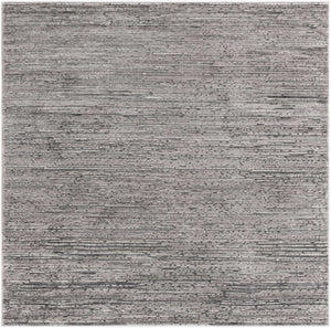Gray 6' 1 x 6' 1 Finsbury Square Area Rug 60% Polypropylene & 40% Polyester Contemporary Carpet for Living Rooms, Dining, Offices for Sale at Rug Engine